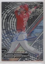 2017 Topps High Tek Blackout Auto /50 Jesse Winker #HT-JW Auto 08jk