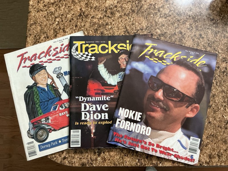 Trackside Lot of 3 Magazines May & September 1998 Auto Racing Illustrated