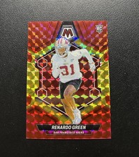 2024 Panini Mosaic Renardo Green Fusion Red and Yellow Choice Rookie 74/80 #358
