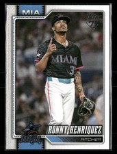 Ronny Henriquez 2026 Topps #290 Miami Marlins 3