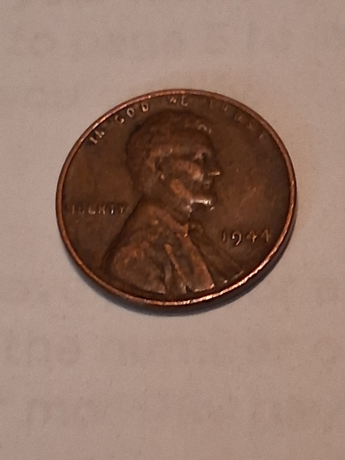 RARE 1944 Wheat Penny No Mint Mark