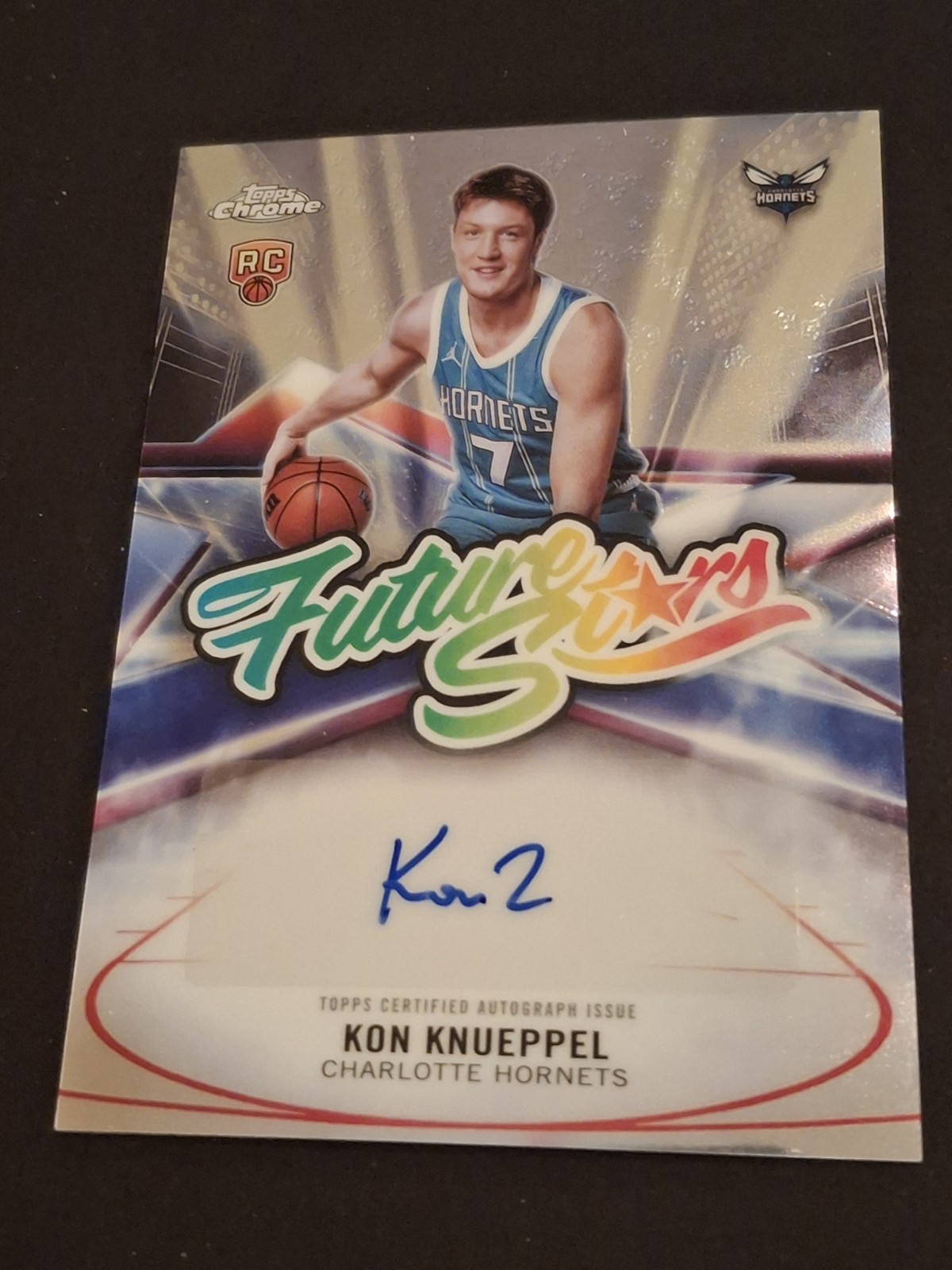 2025 Topps Chrome Kon Knueppel Future Stars ROOKIE AUTO