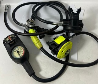 Scubapro Atemregler Set Oceanic 5000 PSIG und Scubapro MK2 Modell Schwarz/Gelb