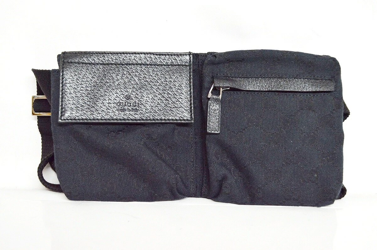 Sac taille toile GUCCI GG occasion 162962 Gucci du Japon