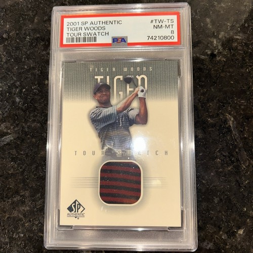 2001 SP Authentic Tiger Woods Tour Swatch #TW-TS 
