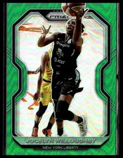 2021 Panini WNBA Prizm 14 Jocelyn Willoughby New York Liberty Green