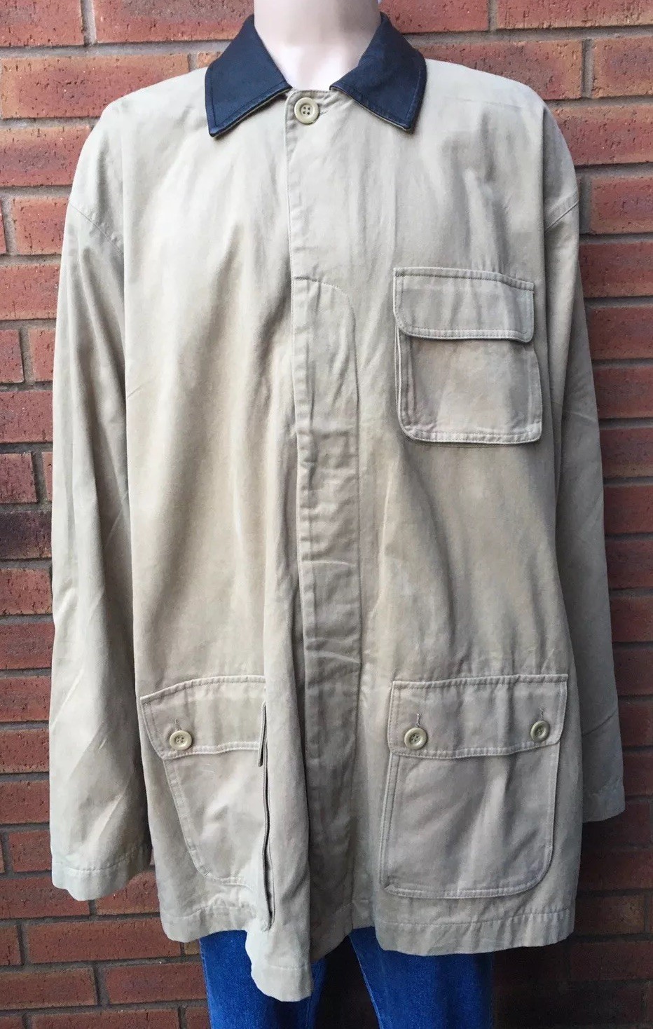 Men’s High and mighty Beige Jacket /coat Size 1XL Tall Stone Twill , RRP £129