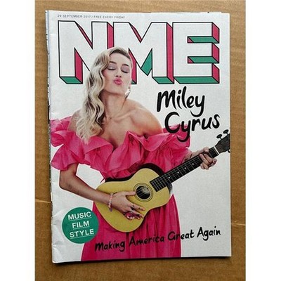 MILEY CYRUS NME MAGAZINE SEPTEMBER 29 2017 - MILEY CYRUS cover with more inside 