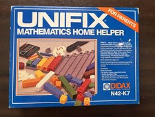 Vtg Unifix Mathematics Home Helper 110 Cubes ...