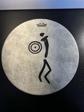 REMO 10" Frame Hand Drum Wood Walnut 10" x 2" Percussion Excellent Condition