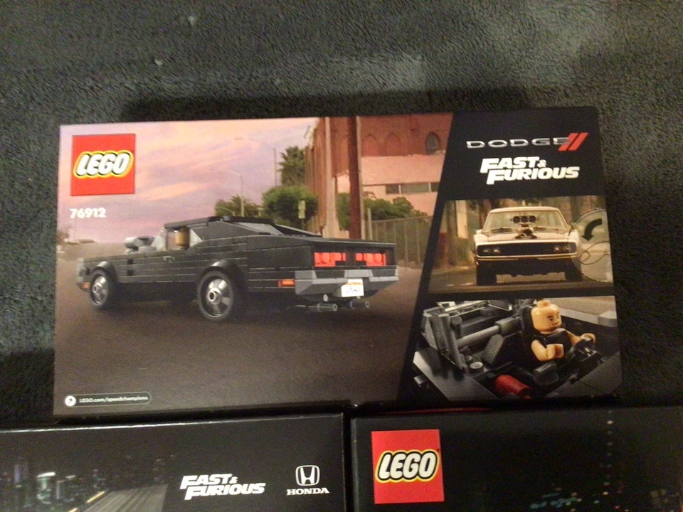 LEGO Speed Champions Lote RÁPIDO Y FURIOSO Skyline 76917, Cargador 76912, S2000 7724 Foto 4 de 4