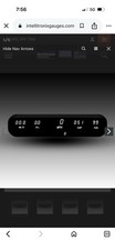 Intellitronix White 5 Gauge Digital Cluster Dp-10001