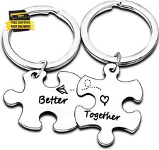 Gifts for Couples Boyfriend Girlfriend Couples Keychains for Husband Wife Valent