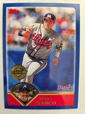 2003 Topps Series 2 Baseball HOME TEAM ADVANTAGE 510 Matt Franco, Atlanta Braves