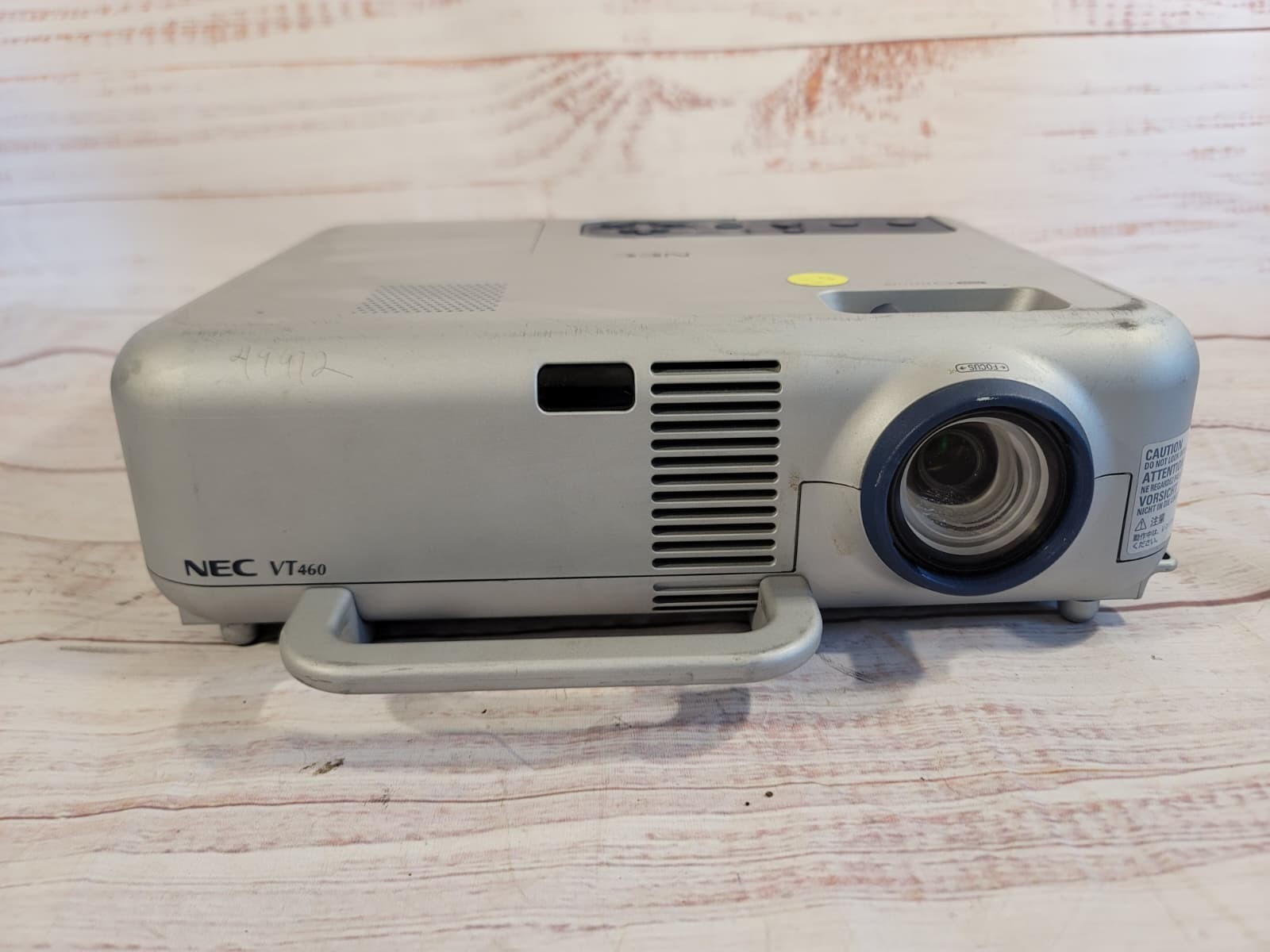 NEC VT460 3LCD Multimedia Projector Gray Portable 1500 ANSI Lumens 1080i HDMI