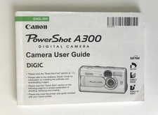 Canon PowerShot A300 Camera User Guide Instruction Manual