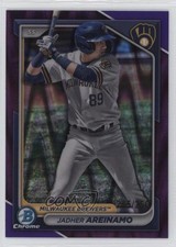 2024 Bowman Chrome Prospects Purple RayWave Refractor /250 Jadher Areinamo 1e59