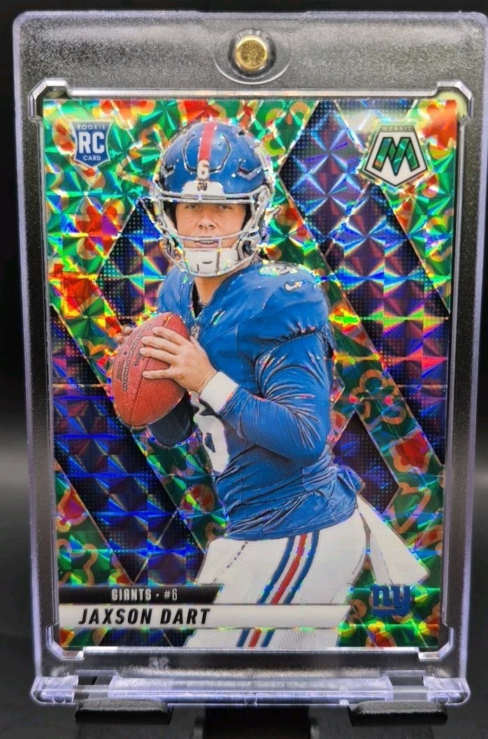 2025 Mosaic Jaxson Dart COOKIES  PRIZM ROOKIE #362 Giants SSP RC CASE HIT 💎