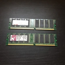 2 PCS Kingston KVR333/512R 512MB DDR(DDR1 SDRAM) PC2700(333MHZ) PC Memory