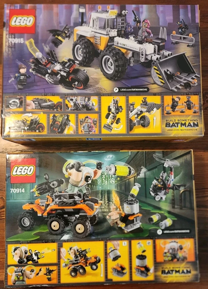 NEW Batman LEGO 70915 - Double Demolition & 70914 - Bane Truck Attack - HTF - Image 2 of 4