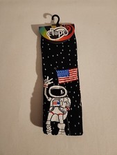Adults Astronaut Crew Socks. One Pair. Nwt. US Seller. One Size Fits Most