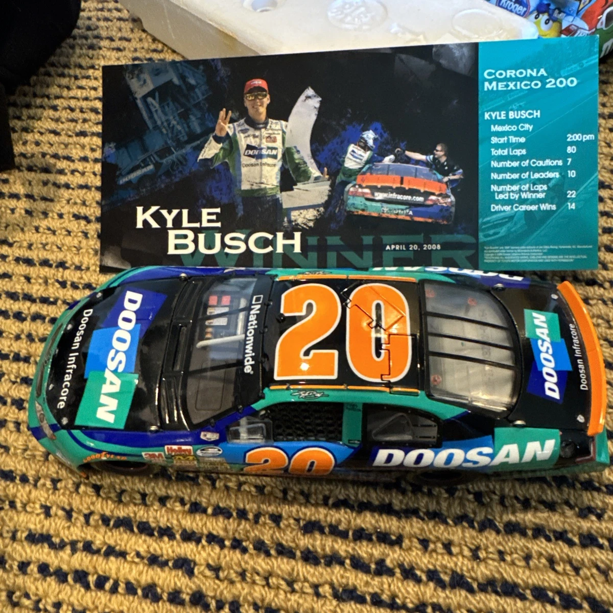 Preços baixos em Kyle Busch NASCAR Diecast Carros de Corrida | eBay