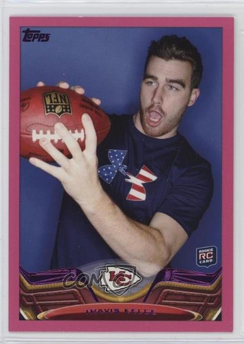 Travis Kelce [Pink] #31 2013 Topps card