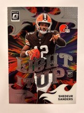 2025 Panini Optic Light It Up Shedeur Sanders No. 8 RC