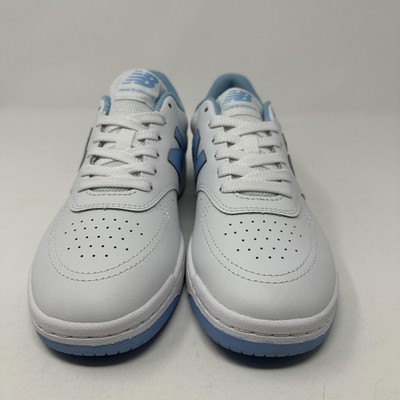 New Balance BB80BLU Shoes Mens Size 7 White Blue Low Top Lifestyle Sneakers