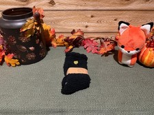 NEW 1 Pair Fluffy Fuzzy Socks With Heart By YI ZHUO SOCKS BLACK RELAXATION CALM