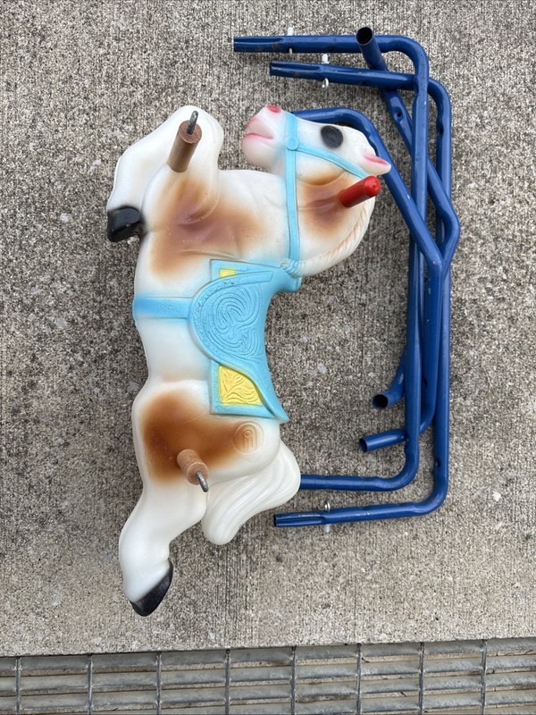 Vintage Antique "Wonder Horse" Rocking Bouncing Horse