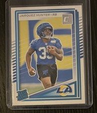 2025 Panini Donruss - Rated Rookie Jarquez Hunter #352 (RC) Los Angeles Rams