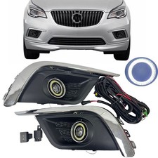 Led Drl Projector Cob Angel Eye Halo Fog Light Kit For 2016-2018 Buick Envision Led Drl Projector Cob Angel Eye Halo Fog Light Kit For 2016-2018 Buick Envision