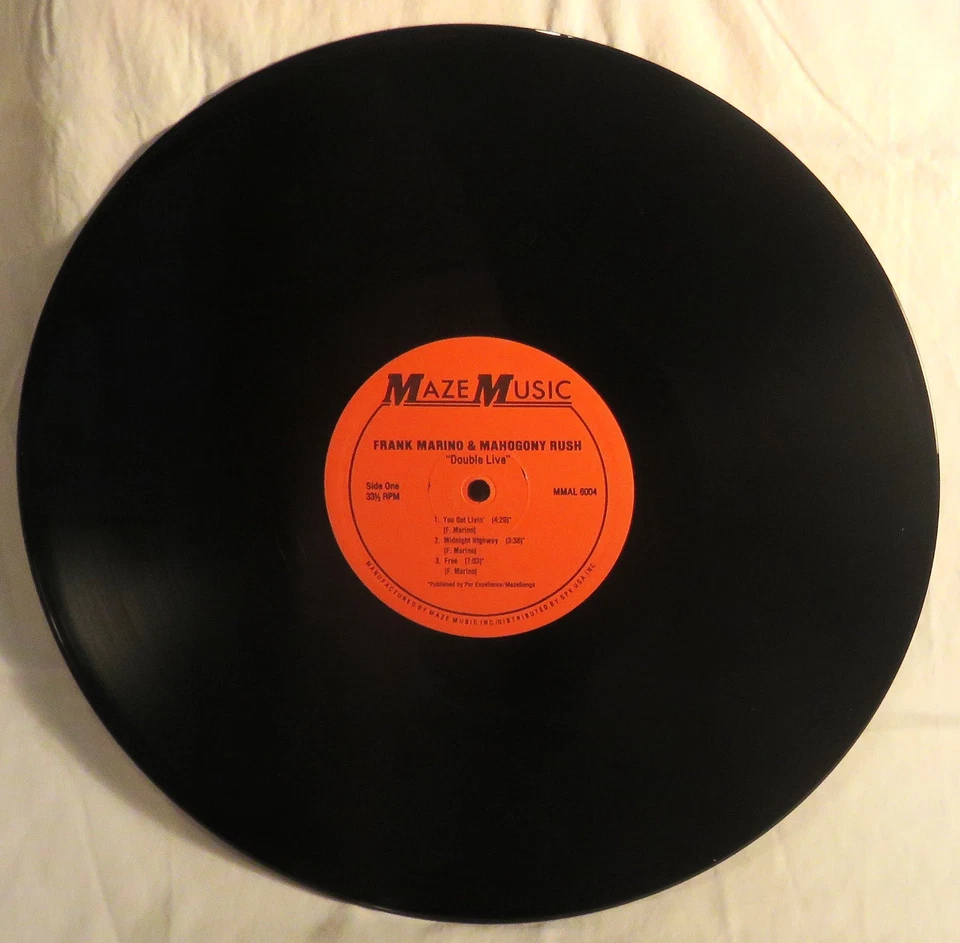 FRANK MARINO & MAHOGANY RUSH Double Live 2 LP 1988 IN SHRINK Top Copy! NM/NM - Image 4 of 4