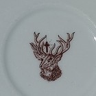 Vintage Richard Ginori Italian Porcelain Floral ash tray and saucer 8F rare  — photo 9