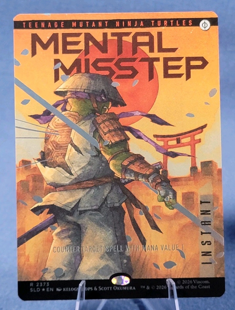 MTG Mental Misstep (Borderless Foil) R (2373) Secret Lair x TMNT