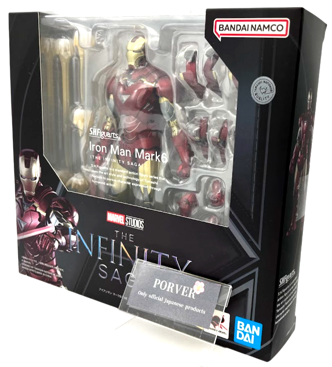 Iron Man Mark 6 S.H.Figuarts Action Figure THE INFINITY SAGA 150mm