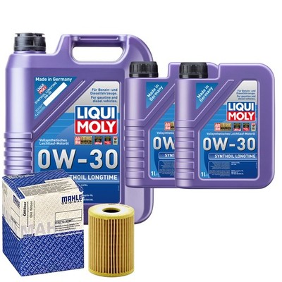 Motoröl 0W30 LIQUI MOLY Synthoil Longtime 7L+MAHLE Ölfilter