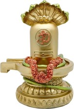 Hindu God Shiva Lingam Statue - India Home Temple Mandir Murti Lord Idol...