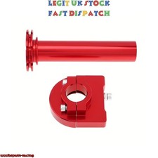 CNC 1/4 Throttle Twist Grip Racing Upgrade for Pit Bike Dirt Bike Scooter Red