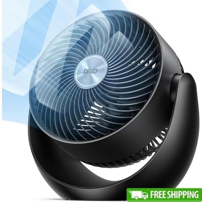 Table Air Circulator Fan 11 Inch Quiet 3 Speed 120° Tilt 40ft Airflow 28dB Noise