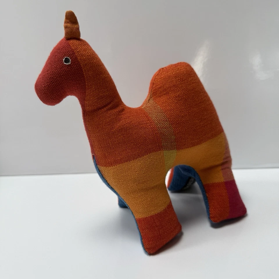 Camel Stuffed Toy Plush BAREFOOT Handwoven - Image 3 of 4