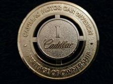 Vtg Cadillac Heritage Of Ownership Grille Medallion I Gold Never Mounted Badge Vtg Cadillac Heritage Of Ownership Grille Medallion I Gold Never Mounted Badge