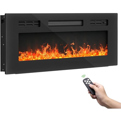 #ad 36quot; Electric Fireplace Inserts Fireplace Heaters for Indoor Use Recessed or... $177.90