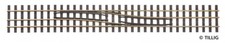 TILLIG 85185 HO And HOe Double Track Left/Right Switch