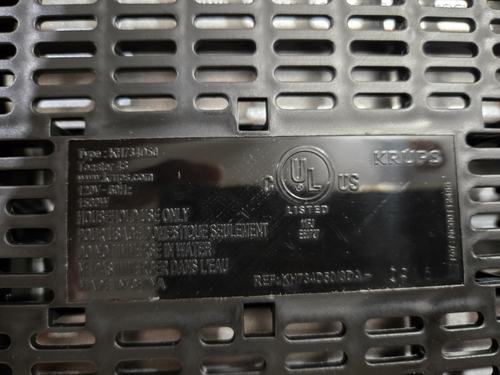 4-Scheiben Toaster KRUPS KH734D50 Edelstahl silber GEBRAUCHT GETESTET - Bild 4 von 5