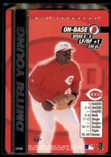 2000 MLB Showdown 1st Edition Base Dmitri Young Cincinnati Reds #125