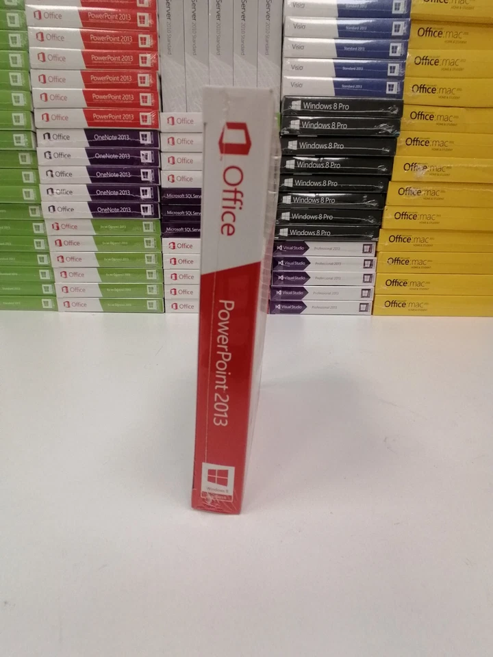 Nuovo Sigillato Microsoft Office 2013 PowerPoint Greco Medialess IVA FATTURA ... - Immagine 2 di 4