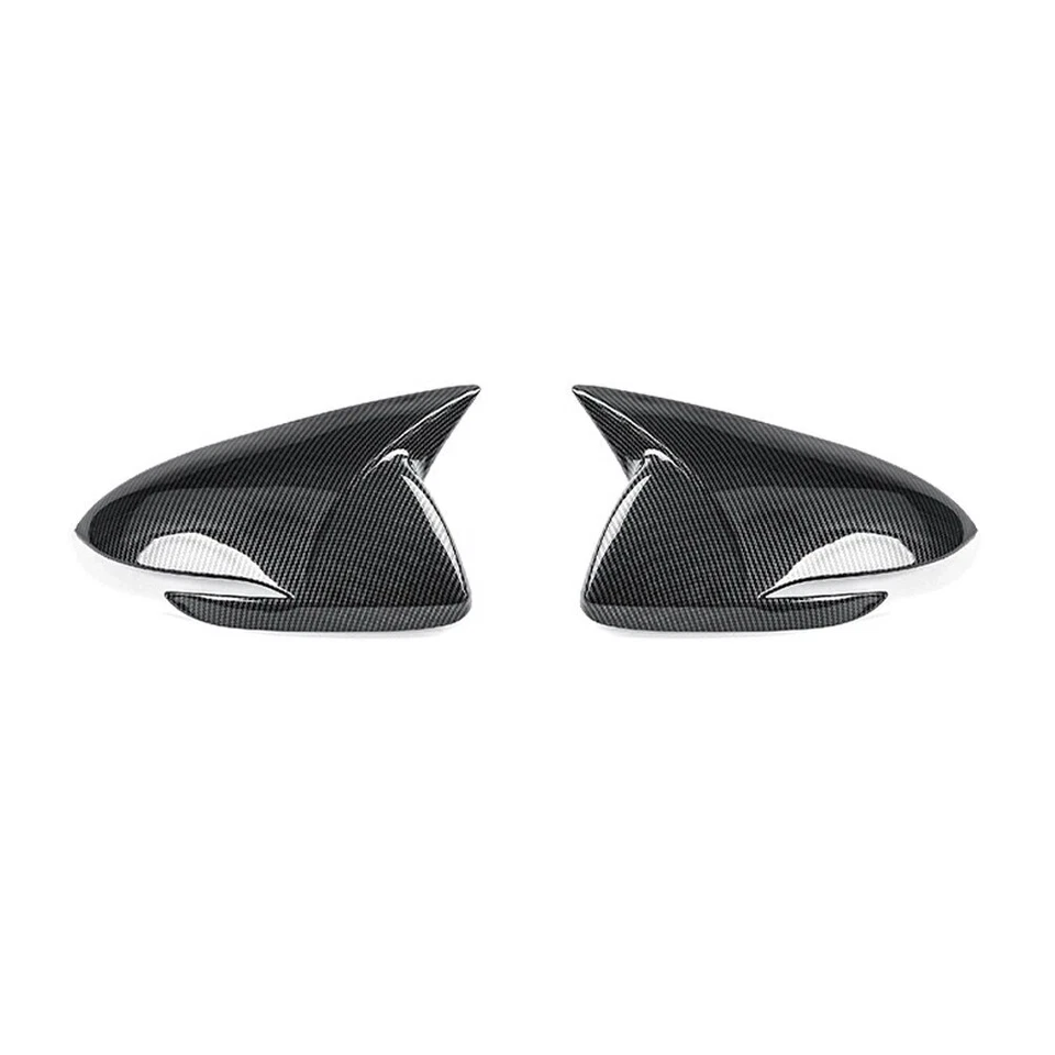 1 Pair Side Door Rearview Mirror Cover Trim Cap For Hyundai Elantra GT 2018-2020 - Image 3 of 4