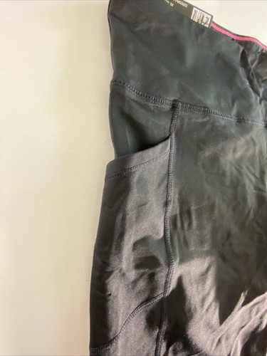 Womens Calvin Klein Bike Shorts Cycle Medium Black 9" Inseam Pull On - Picture 9 of 21